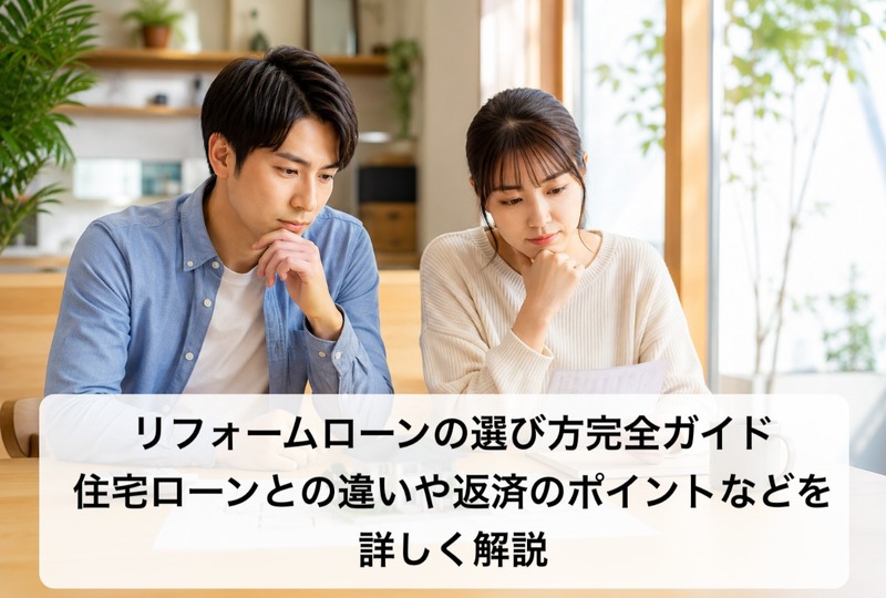 画像782：リフォームローンの選び方完全ガイド｜住宅ローンとの違いや返済のポイントなどを詳しく解説